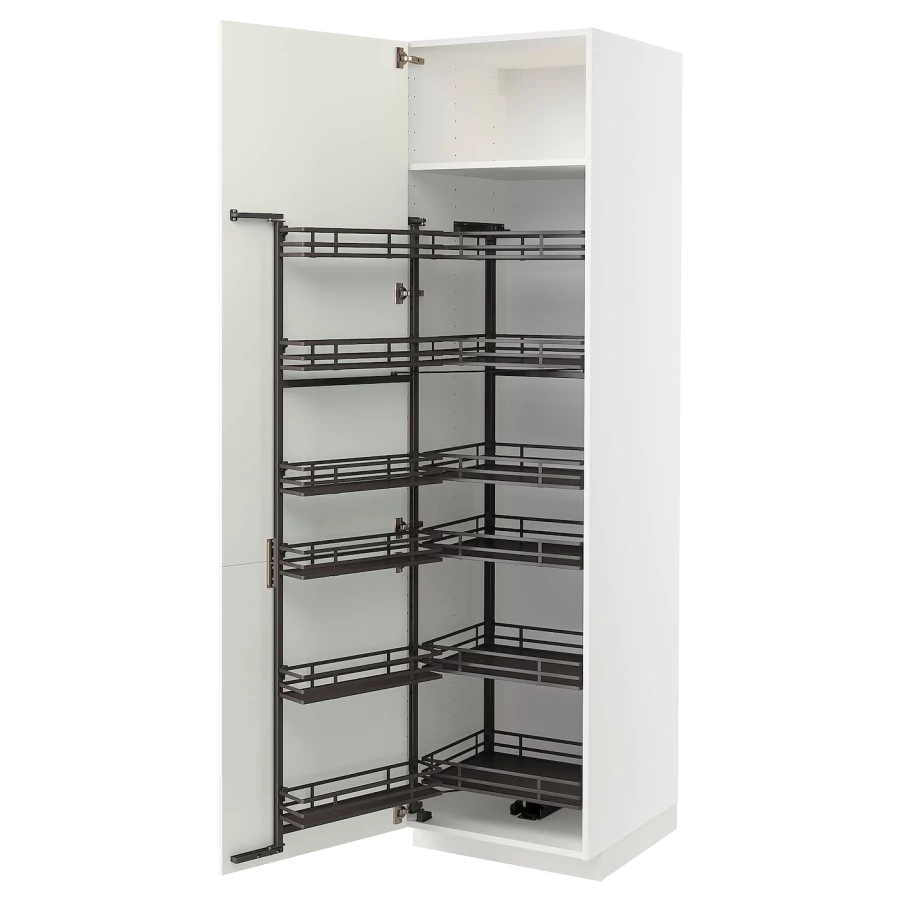 Шкаф-пенал - METOD IKEA/ МЕТОД ИКЕА,  228х60 см, белый (изображение №1)