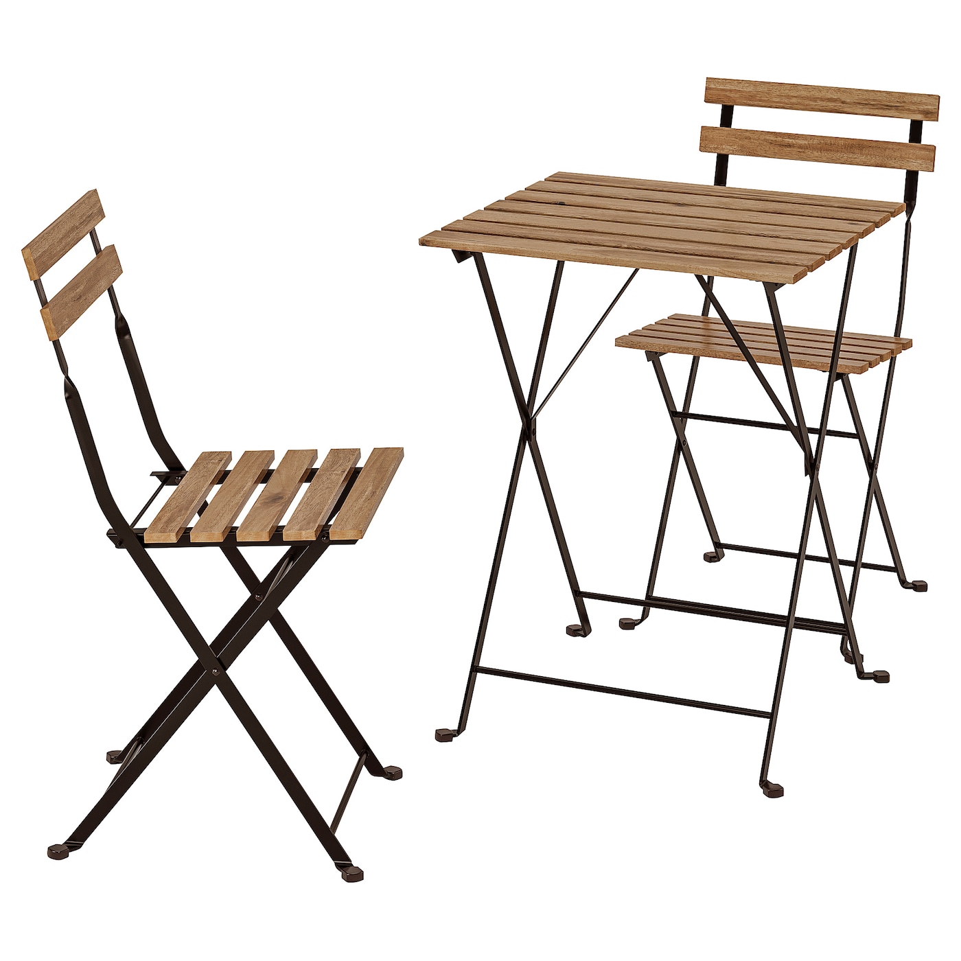 Складной комплект стула и стола - TÄRNÖ /TАRNО IKEA/ТЭРНО ИКЕА, 93х39х9 см, коричневый