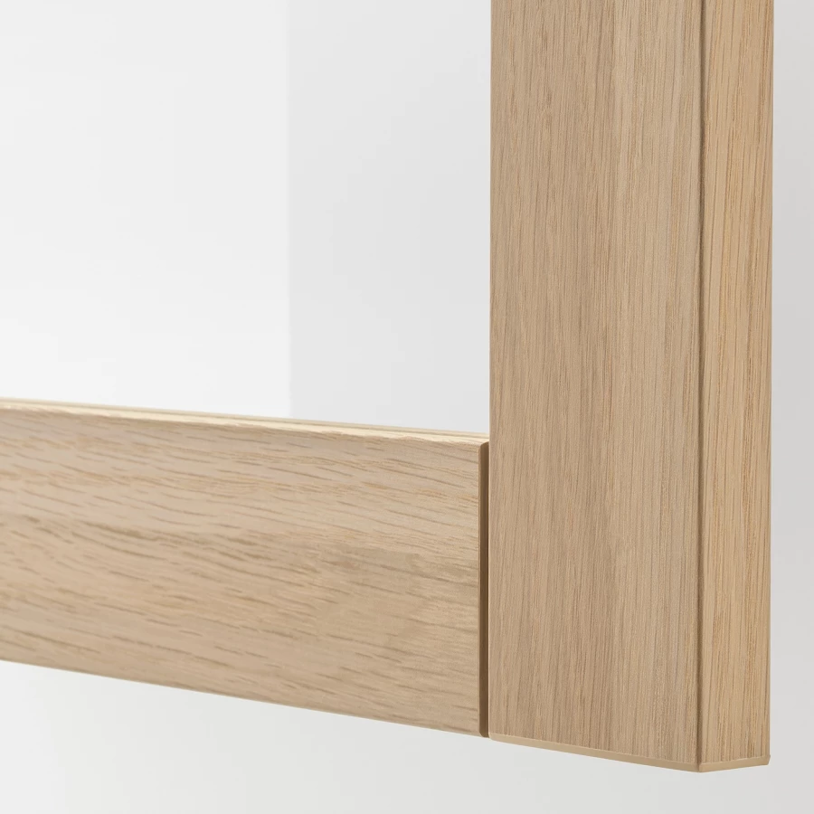 Комбинация с дверями - IKEA BESTÅ/BESTA/БЕСТО ИКЕА, 180х42х65 см, светло-коричневый (изображение №4)
