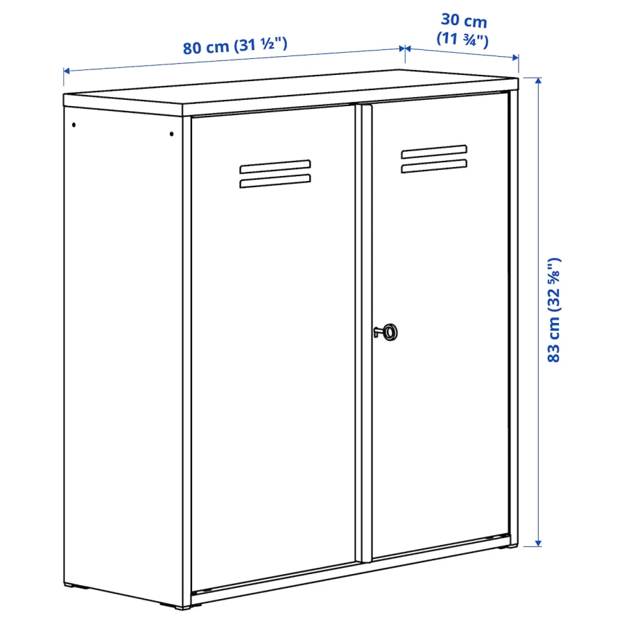 Шкаф - IKEA IVAR/ИВАР ИКЕА, 83х30х80 см, белый (изображение №6)