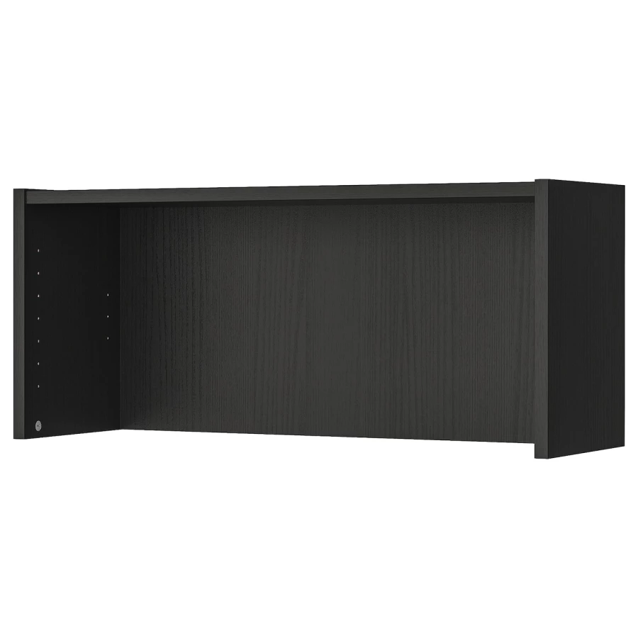 Удлинитель высоты - BILLY IKEA/ БИЛЛИ ИКЕА, 80х28х35 см, черный (изображение №1)
