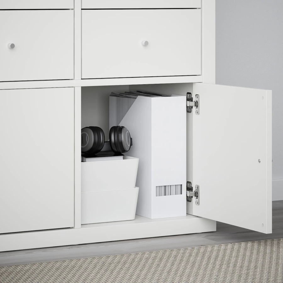 Шкаф - KALLAX / LACK IKEA/ КАЛЛАКС / ЛАКК  ИКЕА,  224х147  см, белый (изображение №3)