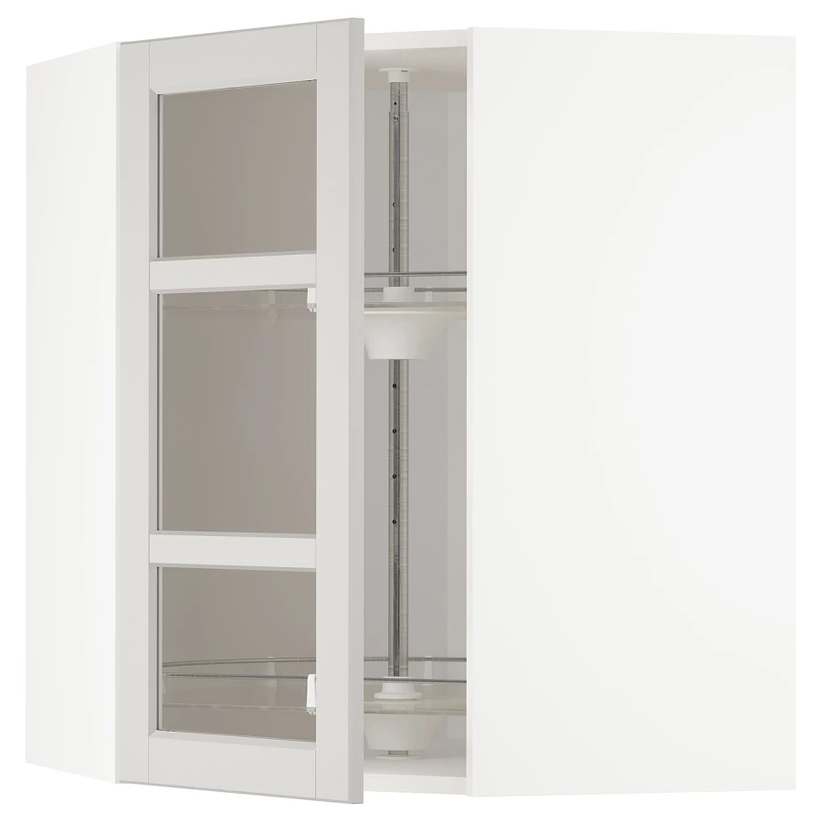 Шкаф-каруселью - METOD  IKEA/  МЕТОД ИКЕА, 80х68 см, белый/светло-серый (изображение №1)