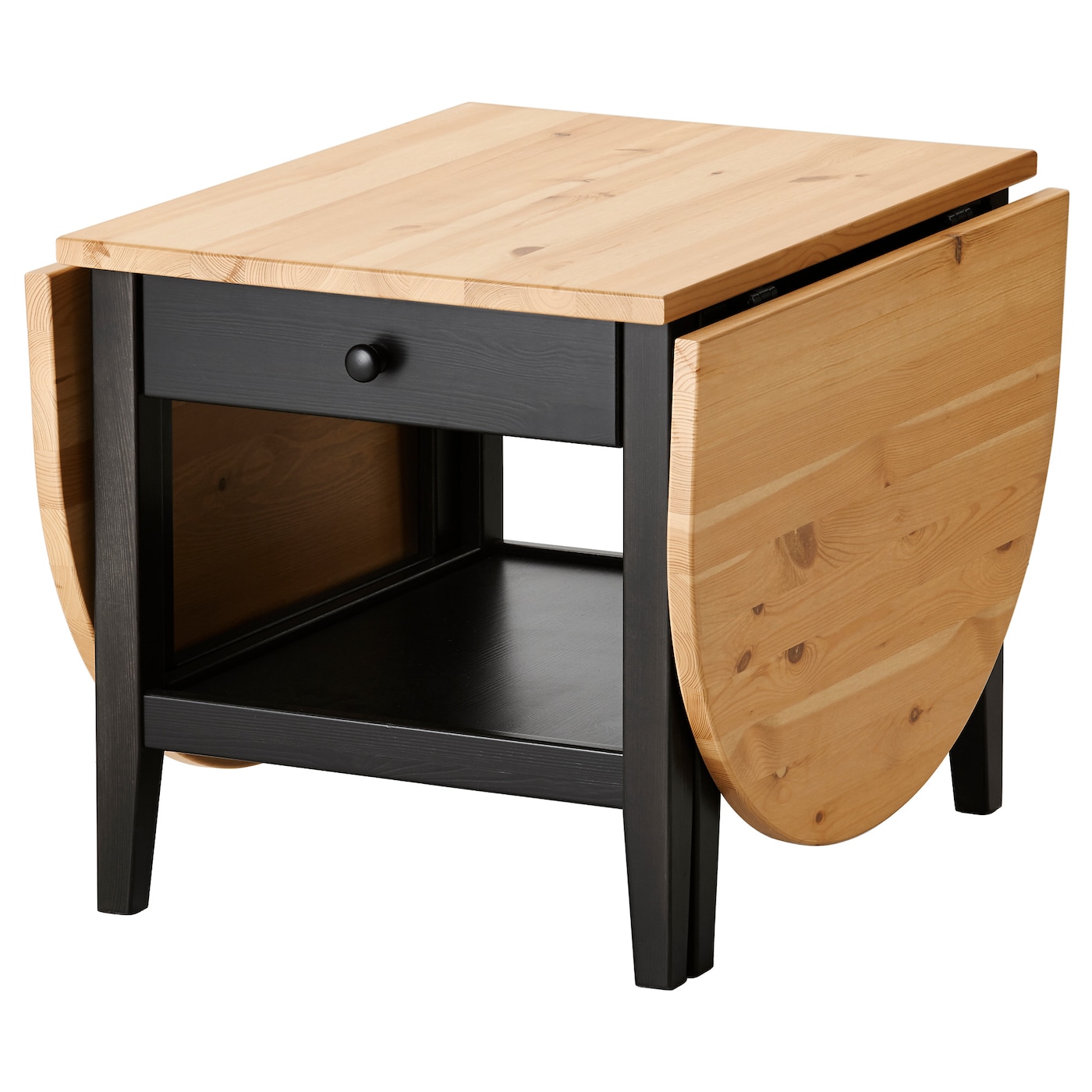 Журнальный стол - IKEA ARKELSTORP/ИКЕА АРКЕЛЬСТОРП, 65x140x52 см, черный/светло-коричневый