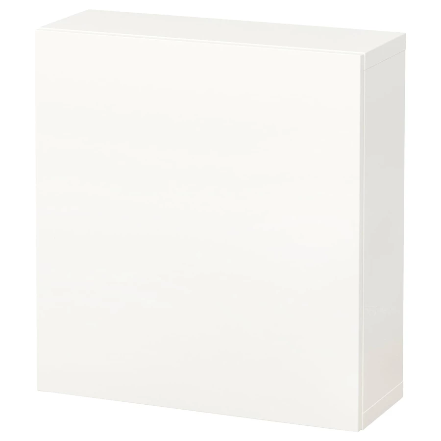 Навесной шкаф - IKEA BESTÅ, 60x22x64 см, белый, БЕСТО ИКЕА (изображение №1)