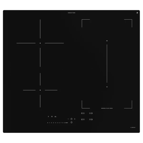 Индукционная варочная панель - KOLSTAN IKEA/ КОЛСТАН ИКЕА,  58 см, черный