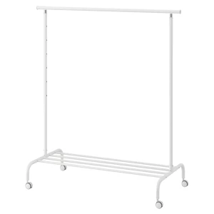 Вешалка напольная - IKEA RIGGA/РИГГА ИКЕА, 111x126х175 см, белый