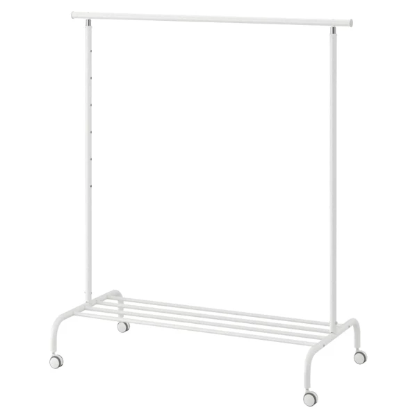 Вешалка напольная - IKEA RIGGA/РИГГА  ИКЕА, 111x126х175 см, белый