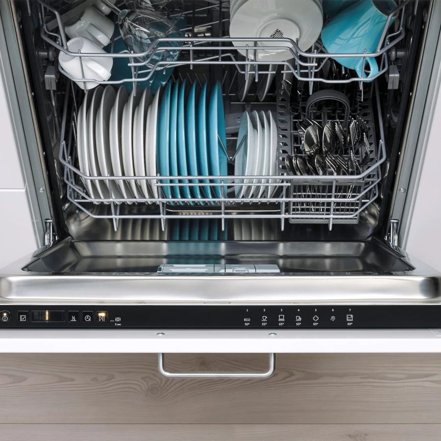 Встраиваемая посудомоечная машина - RÅGLANDA / RАGLANDA IKEA/ РОГЛАНДА ИКЕА,  82х60 см, белый (изображение №5)