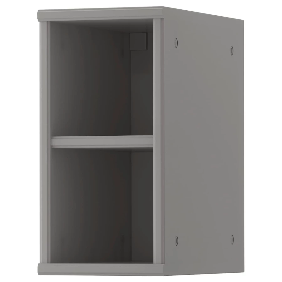 Открытый шкаф - TORNVIKEN IKEA/ ТОРНВИКЕН  ИКЕА, 40х20 см, серый (изображение №1)
