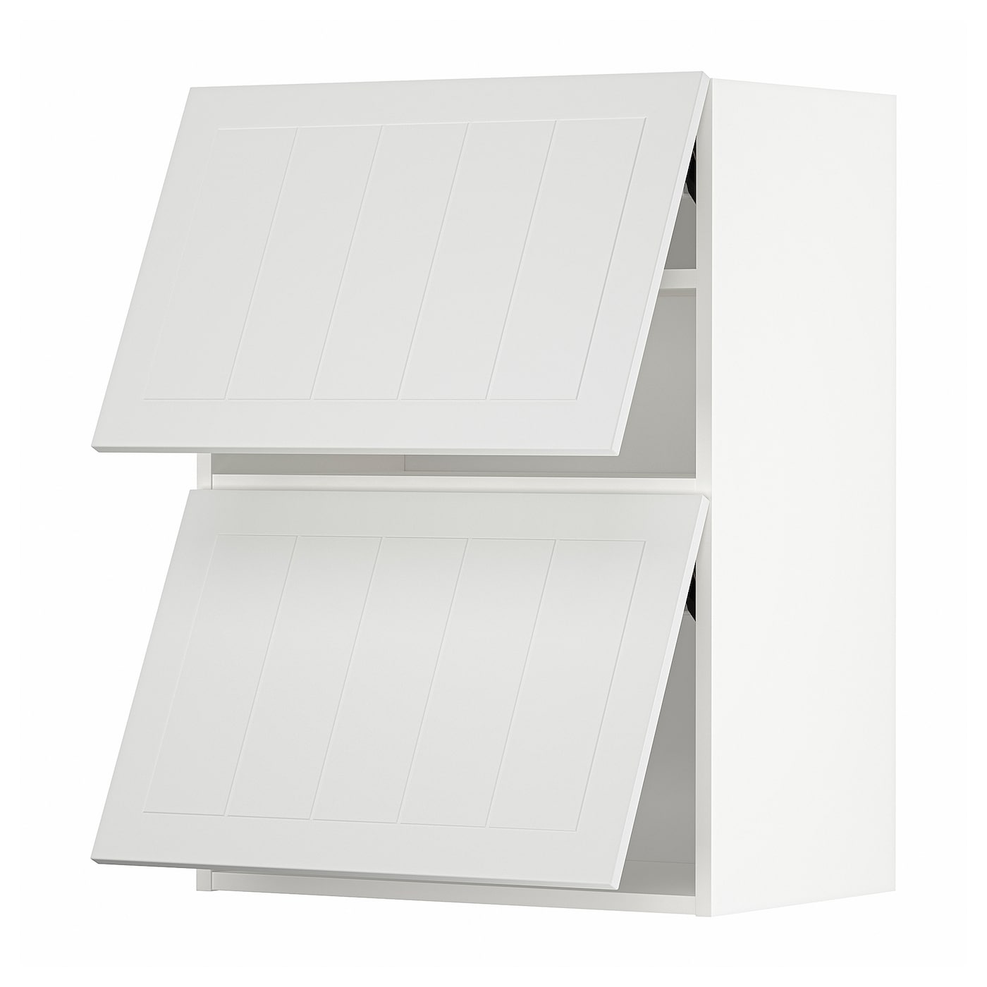 Навесной шкаф - METOD IKEA/ МЕТОД ИКЕА, 80х60 см, белый/светло-серый