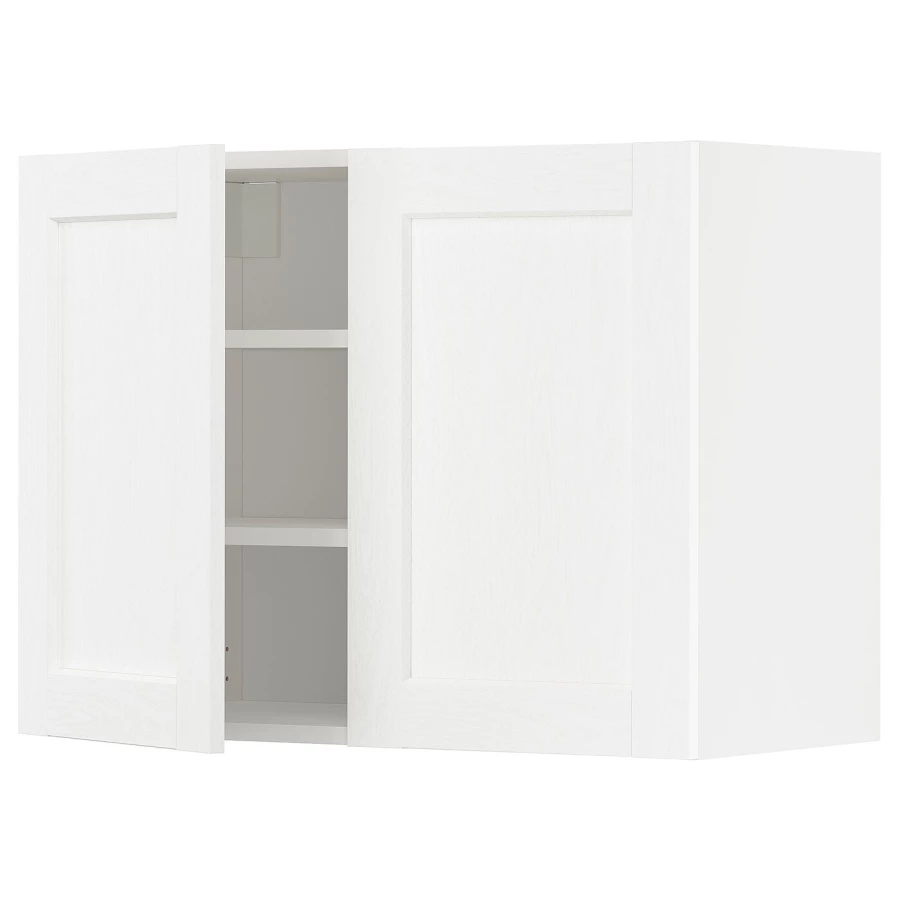 Навесной шкаф с полкой - METOD IKEA/ МЕТОД ИКЕА, 60х80 см,  белый (изображение №1)