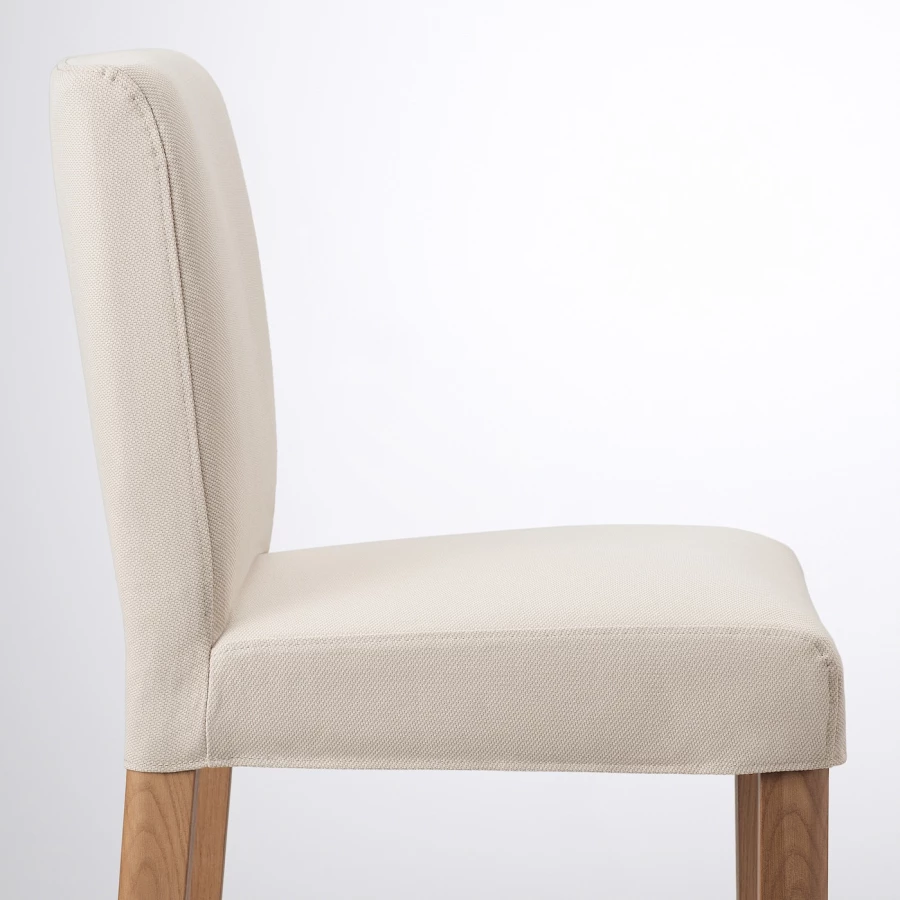 Барный стул со спинкой - BERGMUND IKEA/БЕРГМУНД ИКЕА, 97х45х48см, белый (изображение №6)