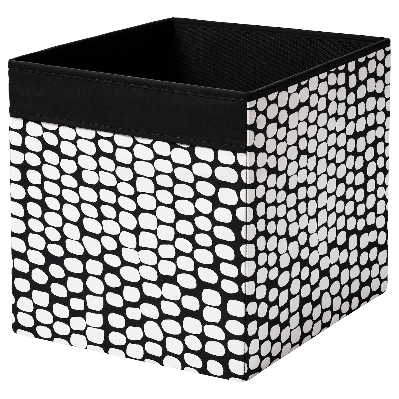Коробка -  DRÖNA/ DRОNA IKEA/ ДРЕНА ИКЕА, 33х33 см, черный с рисунком