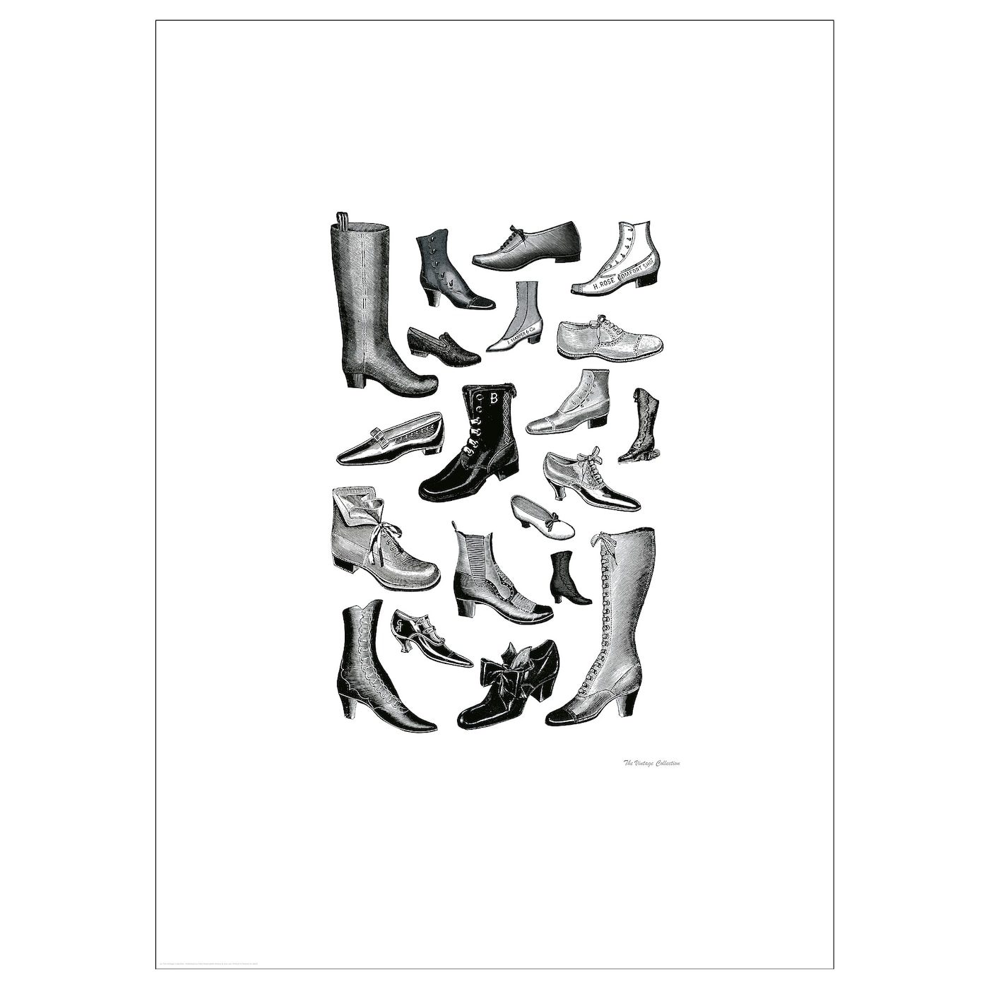 Постер - IKEA BILD, 50х70 см, «Модная обувь», БИЛЬД ИКЕА