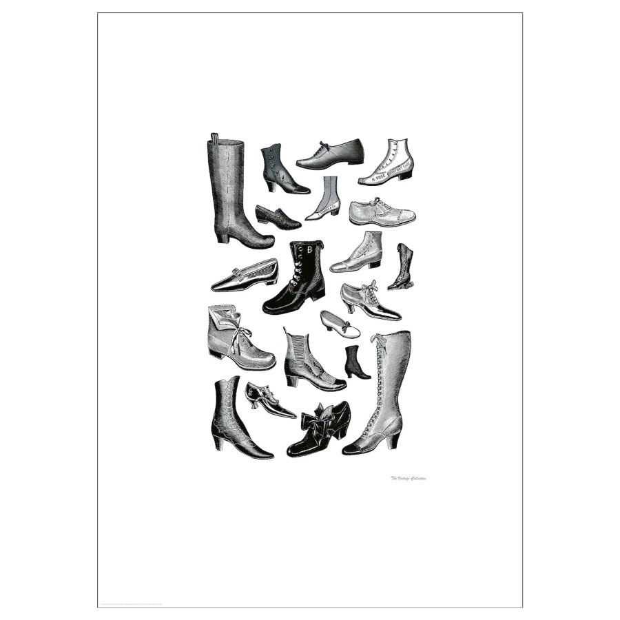 Постер - IKEA BILD, 50х70 см, «Модная обувь», БИЛЬД ИКЕА (изображение №1)