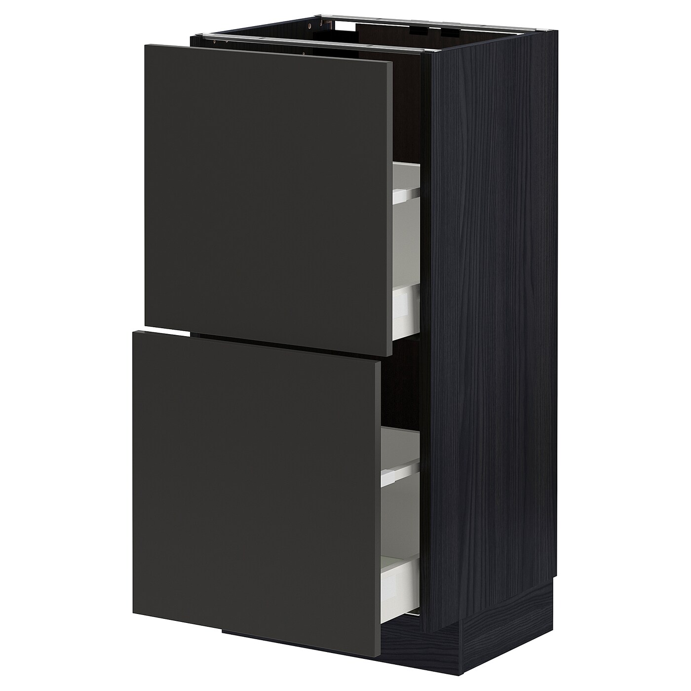 Напольный шкаф - METOD / MAXIMERA IKEA/ МЕТОД/ МАКСИМЕРА ИКЕА,  40х37 см, черный