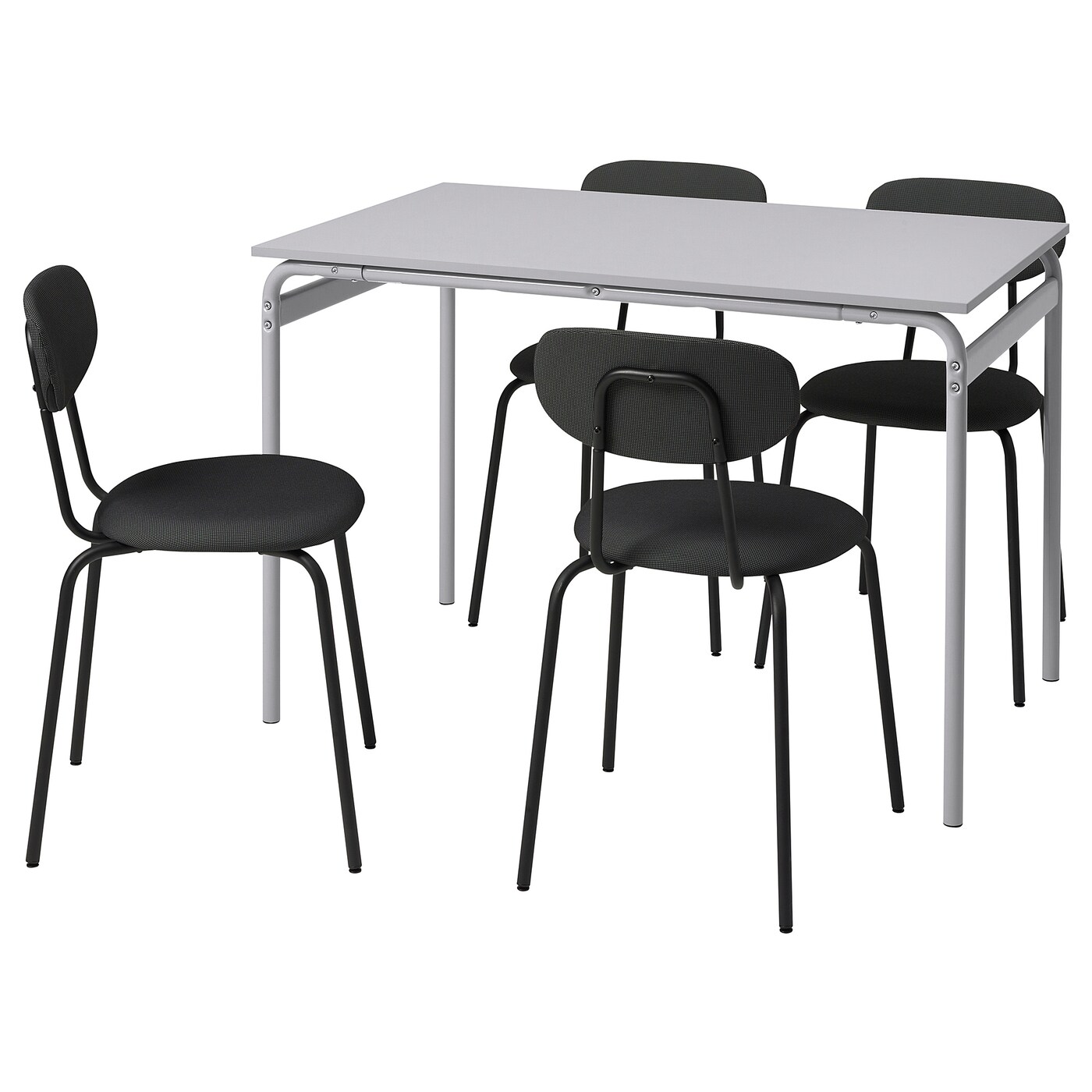 Набор кухонных столов - GRÅSALA/ÖSTANÖ IKEA/ОСТАНО/ГРОСАЛА /ИКЕА, 110 см, белый/черный