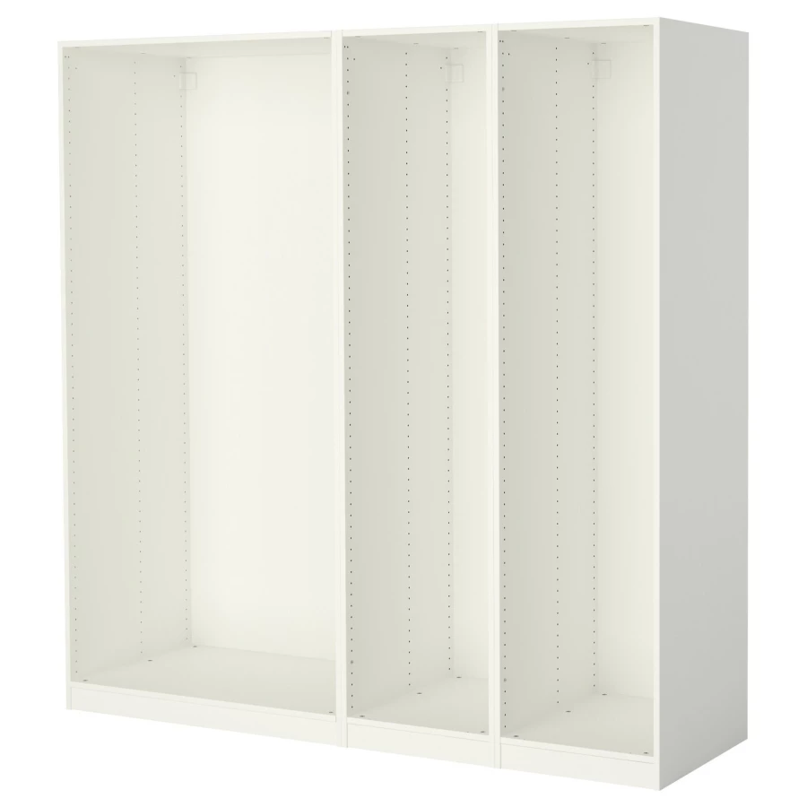 Каркас гардероба - IKEA PAX,  200x58x201 см, белый ПАКС ИКЕА (изображение №1)