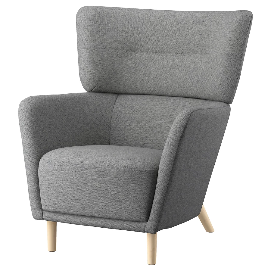 Кресло -IKEA OSKARSHAMN, 82х86х99 см, бежевый/серый, ОСКАРСХАМН ИКЕА (изображение №1)
