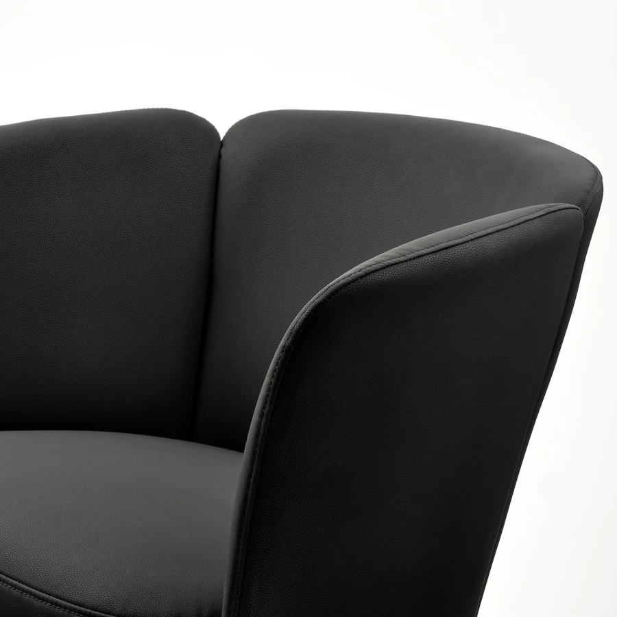Кресло - IKEA HERRÅKRA/HERRAKRA/ХЕРРОКРА ИКЕА, 71х66х73 см, черный (изображение №4)