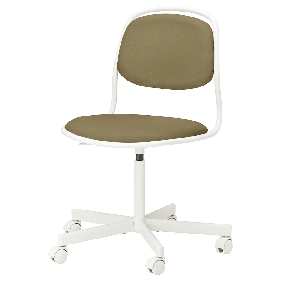 Вращающееся кресло - IKEA ÖRFJÄLL/ORFJALL, 68x68x94см, коричневый/светло-коричневый, ЛОНГФЬЕЛЛЬ ИКЕА (изображение №1)