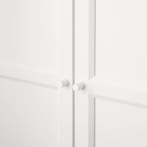 Второе фото. Книжный шкаф с дверцей - BILLY/OXBERG IKEA/ БИЛЛИ/ОКСБЕРГ ИКЕА, 42х80х202 см, белый