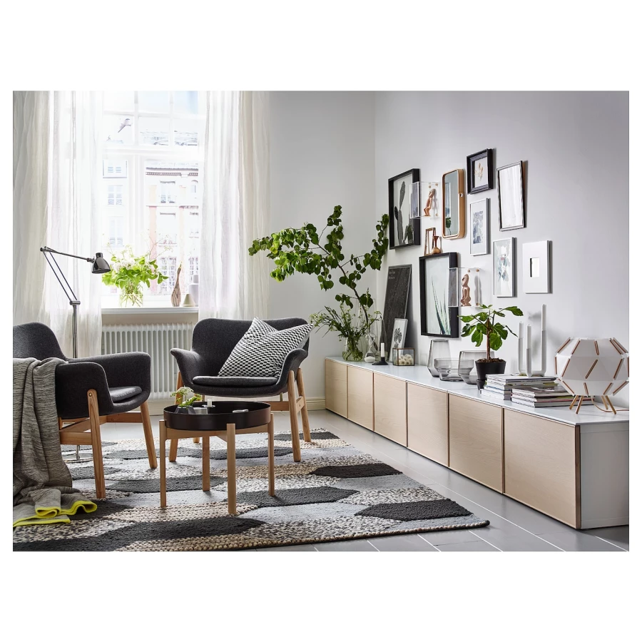Кресло - IKEA VEDBO, 73х65х75 см, черный, ВЕДБУ ИКЕА (изображение №4)
