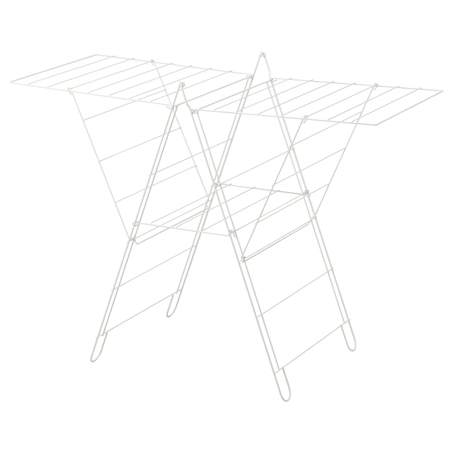 Сушилка для белья - FROST IKEA/ ФРОСТ ИКЕА,  134х93х59 см,  белый (изображение №1)