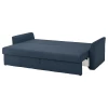 3-местный диван-кровать - IKEA HOLMSUND/ГОЛЬМСУНД ИКЕА, 231х99х79 см, темно-синий