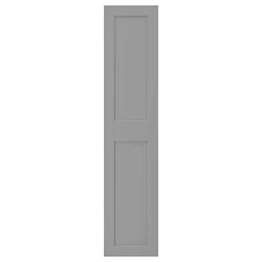Дверца с петлями - GRIMO  IKEA/ ГРИМО ИКЕА, 229х50 см, серый (изображение №1)
