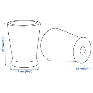 Второе фото. Ручка - IKEA TÄRNESTAD/TARNESTAD, 1.7 см, дуб, ТЭРНЕСТАД ИКЕА