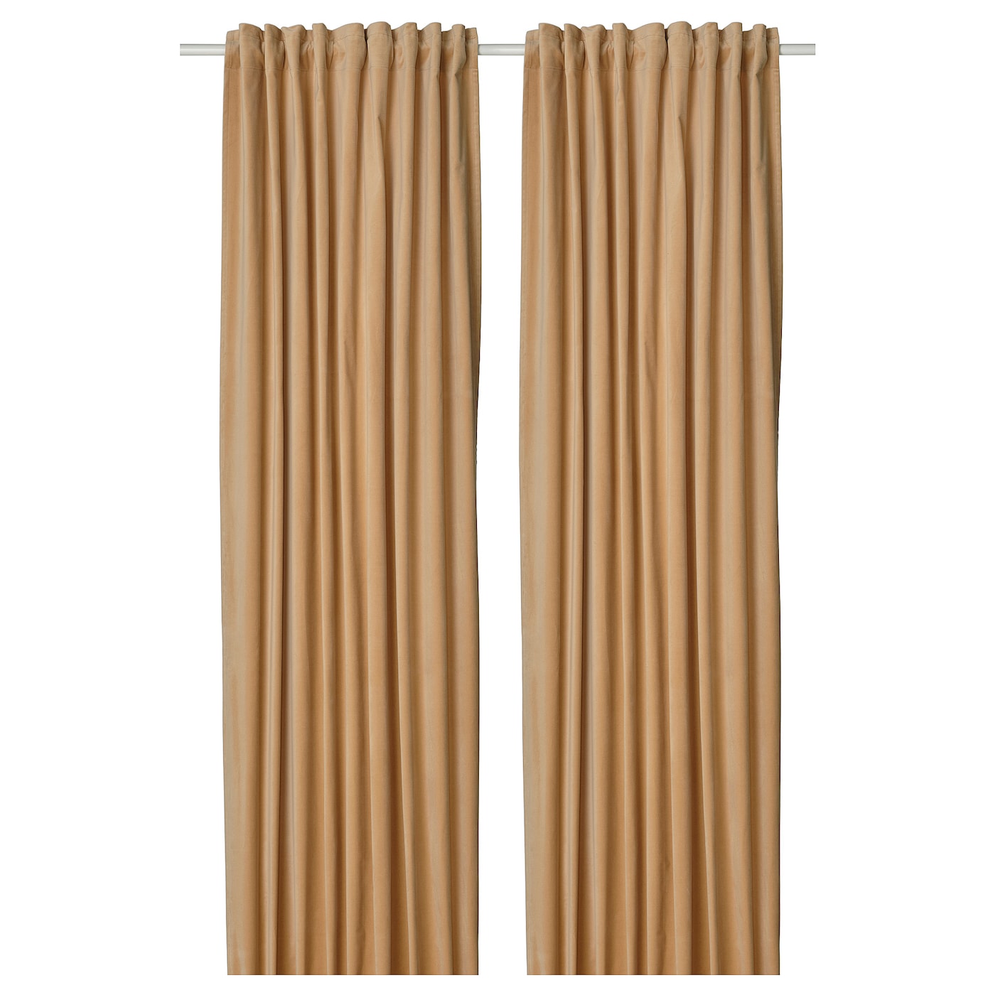 Затемняющая штора, 2 шт. - IKEA SANELA, 300х140 см, бежевый, САНЕЛА ИКЕА