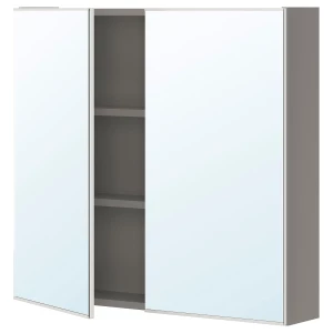 Настенный шкаф для ванной комнаты - ENHET IKEA/ ЭНХЕТ ИКЕА, 80х75х17 см, белый