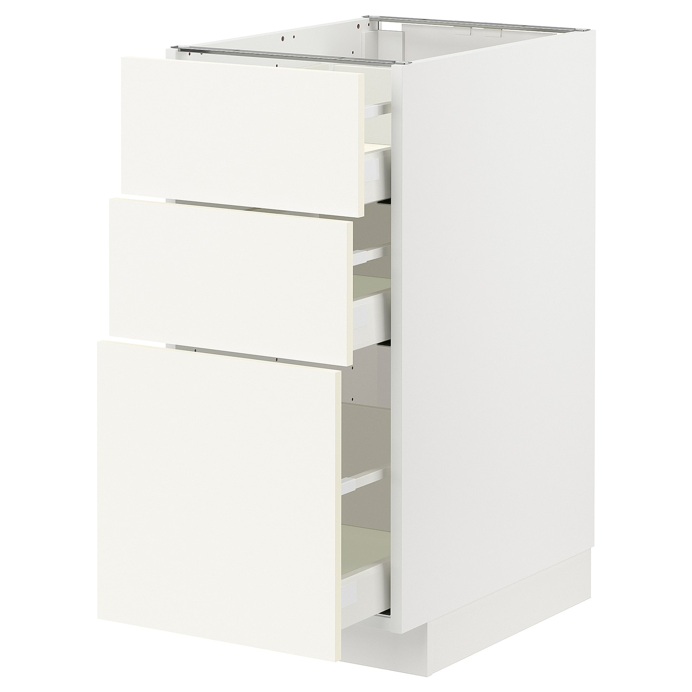 Напольный шкаф - METOD / MAXIMERA IKEA/ МЕТОД/ МАКСИМЕРА ИКЕА,  88х40 см, белый