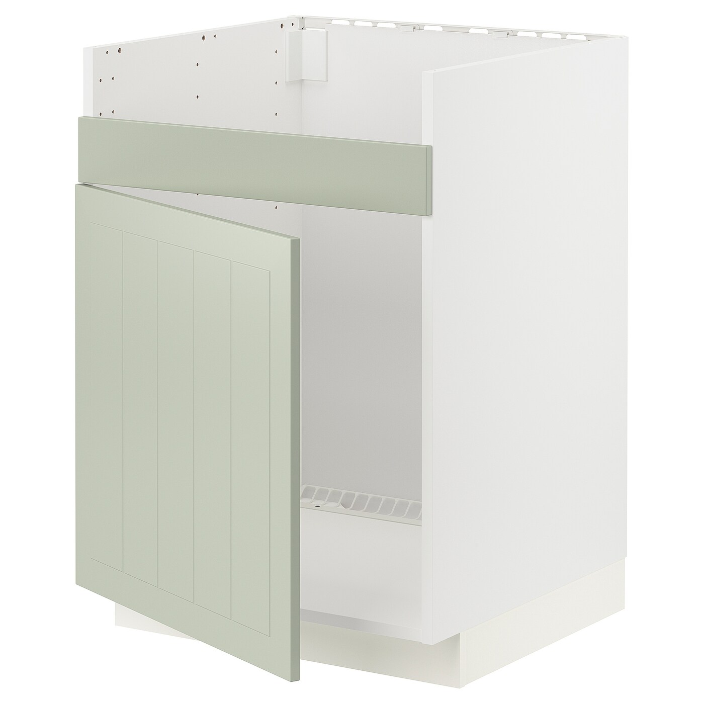 Шкаф под раковину - METOD / HAVSEN  IKEA/ МЕТОД/ХАВСЕН/ИКЕА, 88х60 см, белый/зеленый