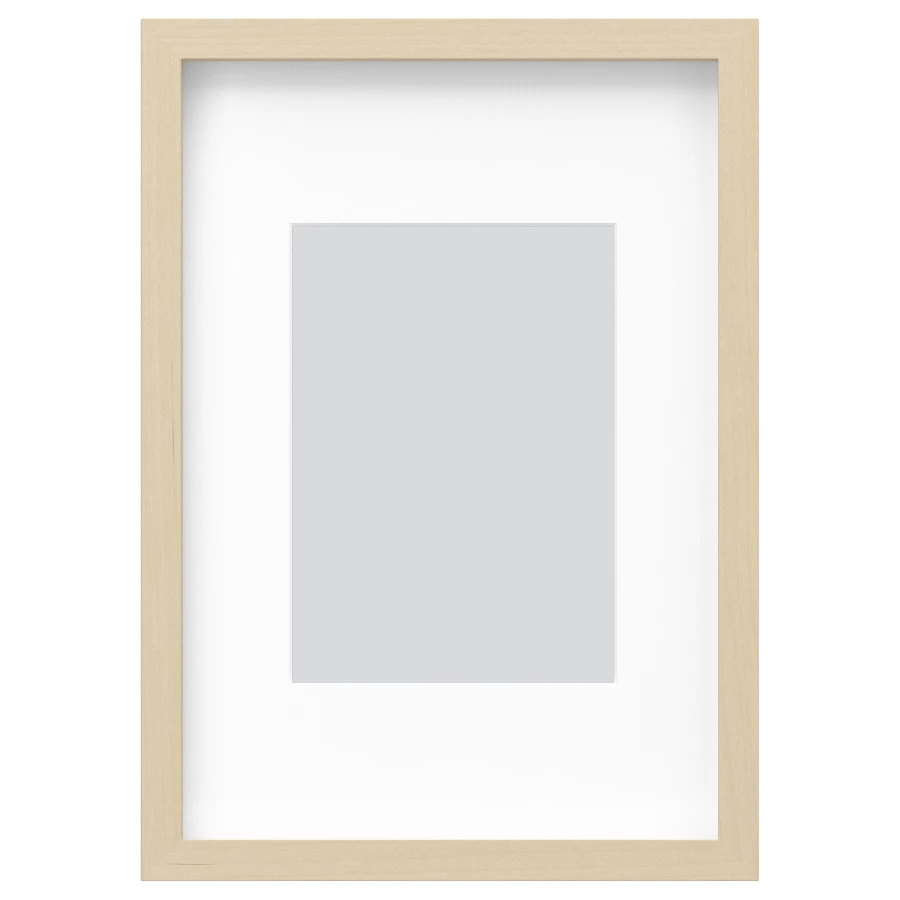 Рамка - IKEA RÖDALM/RODALM/РОДАЛЬМ ИКЕА, 30х21 см, белый/бежевый (изображение №1)