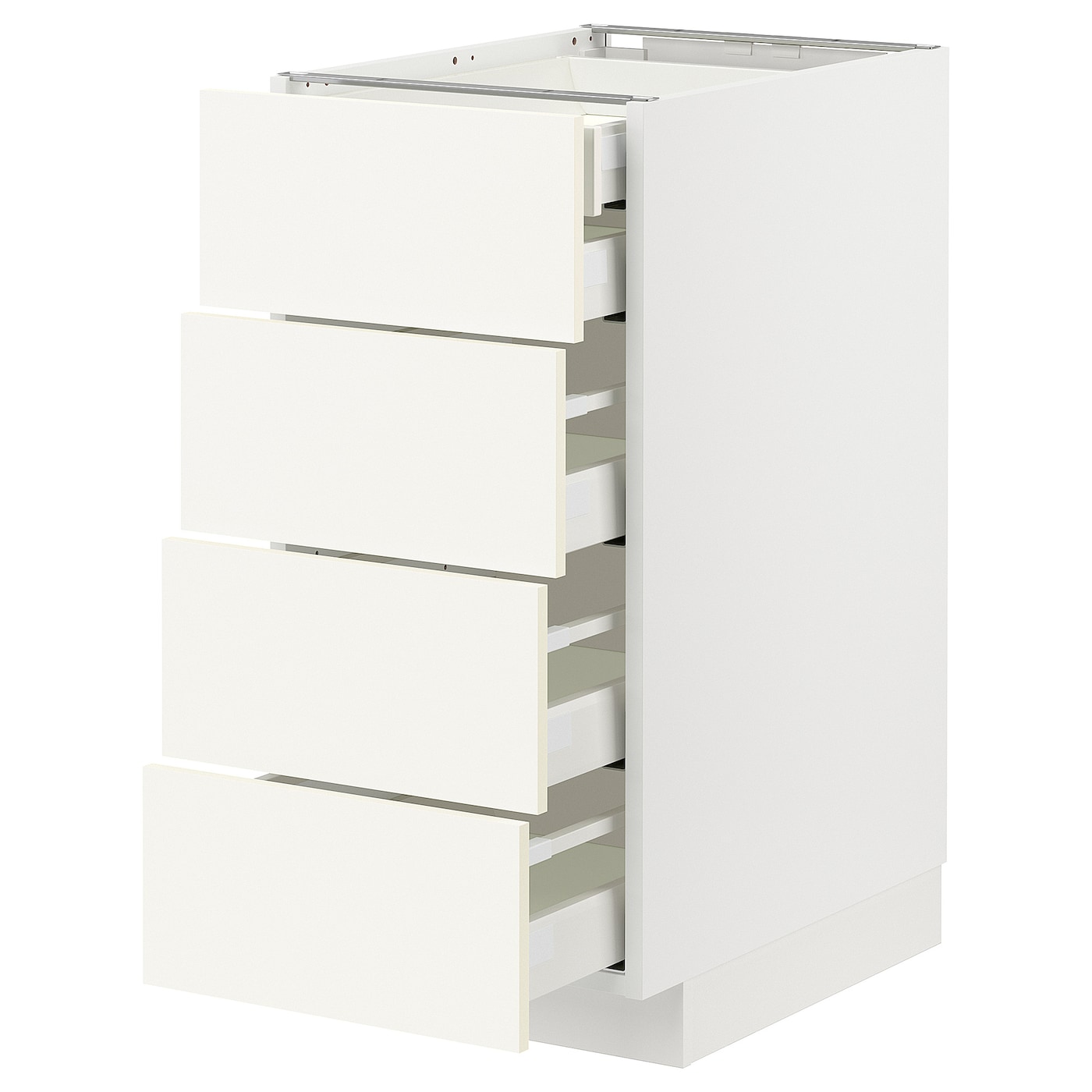 Напольный шкаф  - IKEA METOD MAXIMERA, 88x61,6x40см, белый, МЕТОД МАКСИМЕРА ИКЕА