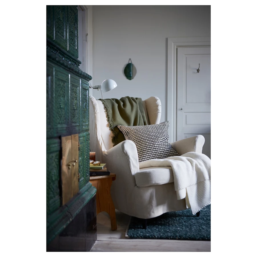 Чехол на кресло - STRANDMON IKEA/ СТРАНДМОН ИКЕА,  бежевый (изображение №3)