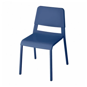 Стул - IKEA TEODORES,80х46х54 см,  пластик черный, ТЕОДОРЕС ИКЕА