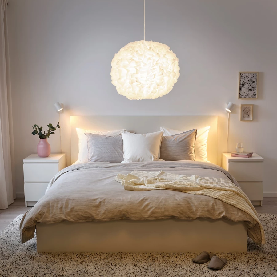 Подвесной светильник - VINDKAST  IKEA / ВИНДКАСТ ИКЕА, 50 см, белый (изображение №4)