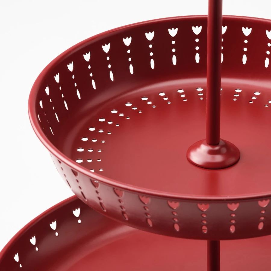 Тарелка - IKEA GARNERA, 29см, красный, ГАРНЕРА ИКЕА (изображение №2)