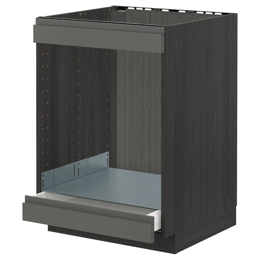 Напольный шкаф - IKEA METOD MAXIMERA, 88x62x60см, темно-серый, МЕТОД МАКСИМЕРА ИКЕА (изображение №1)
