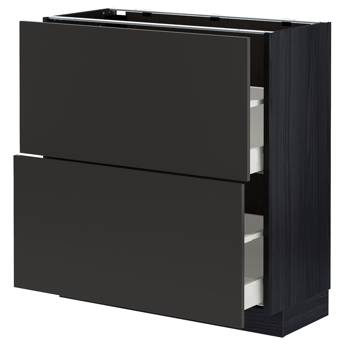 Напольный кухонный шкаф  - IKEA METOD MAXIMERA, 88x39x80см, темно-серый, МЕТОД МАКСИМЕРА ИКЕА