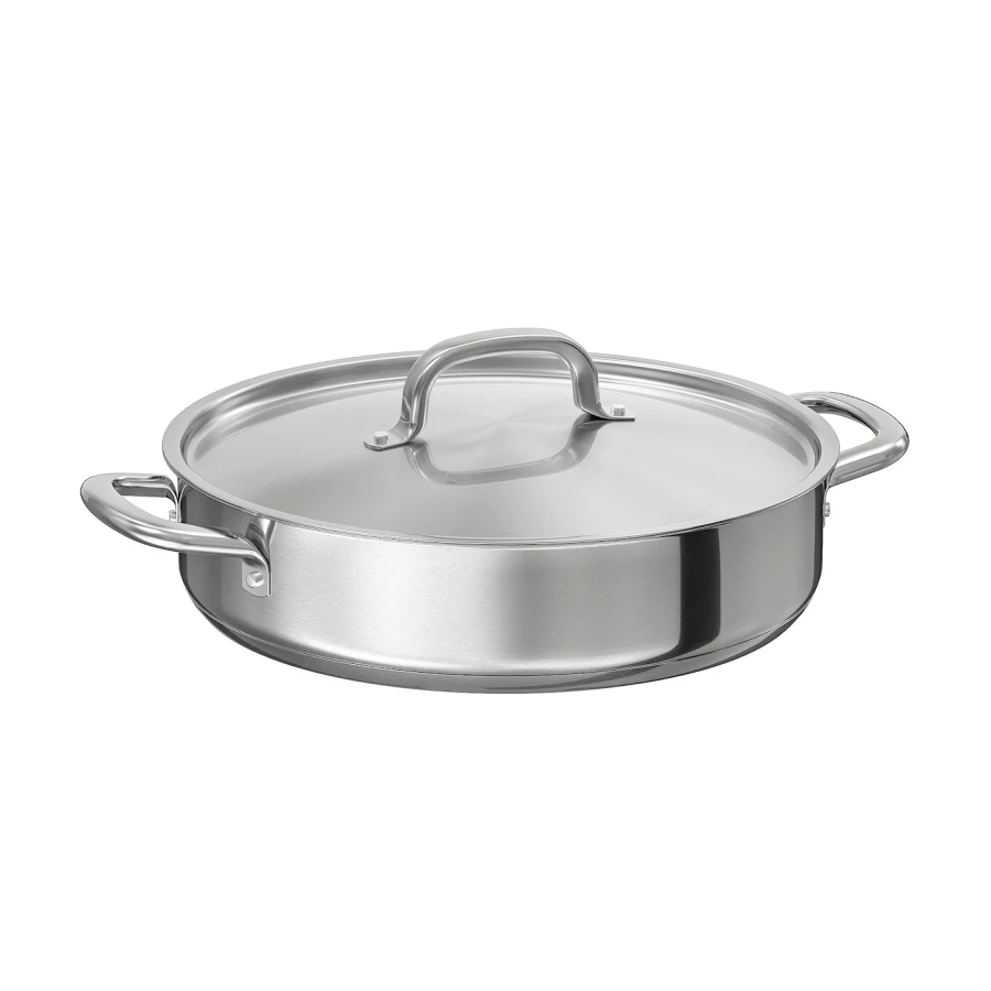 Сотейник/сковорода - ИКЕА 365+, 28 см, серый, 365+ ИКЕА (изображение №1)