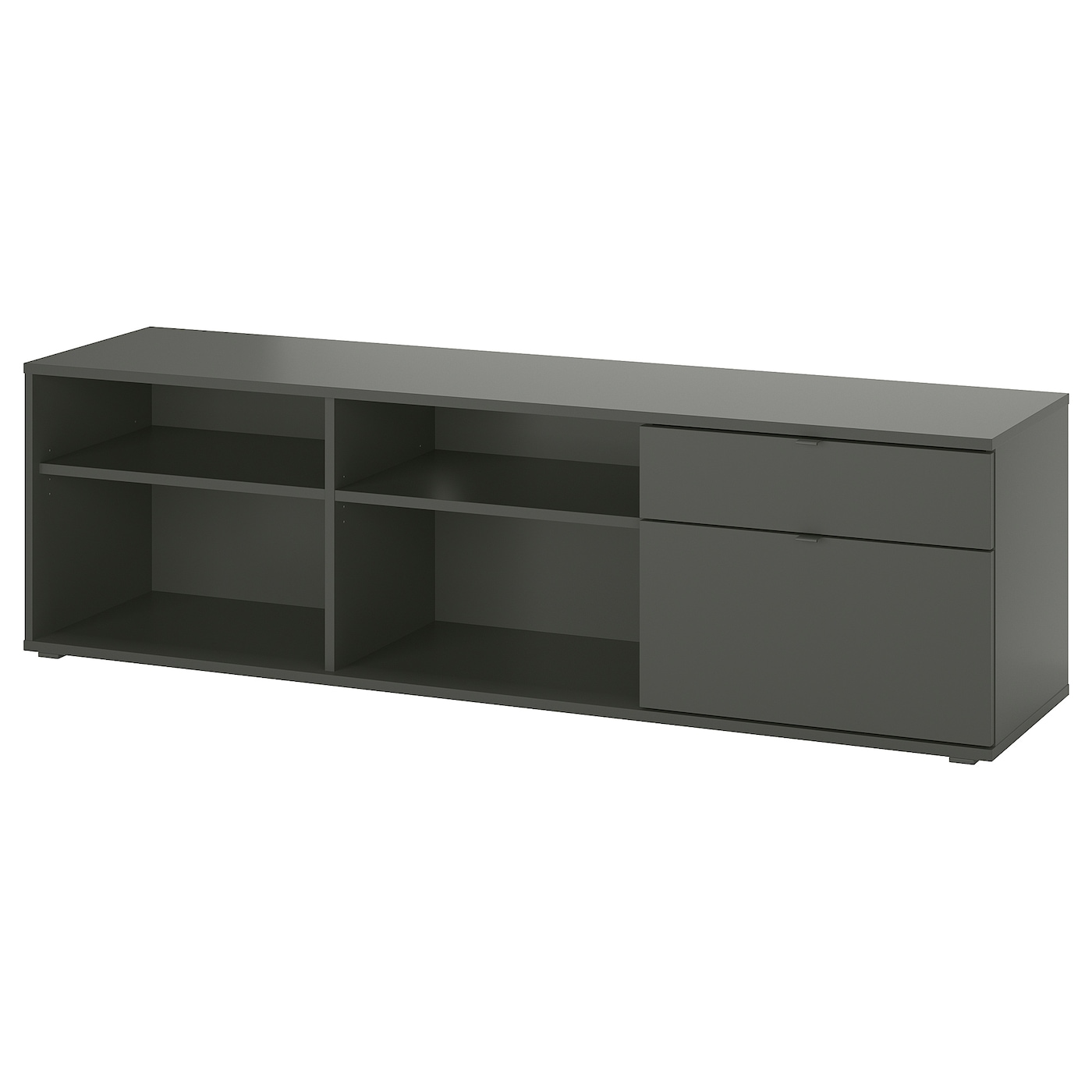 Тумба под ТВ - IKEA VIHALS/ВИХАЛС ИКЕА, 176х37х50 см, черный