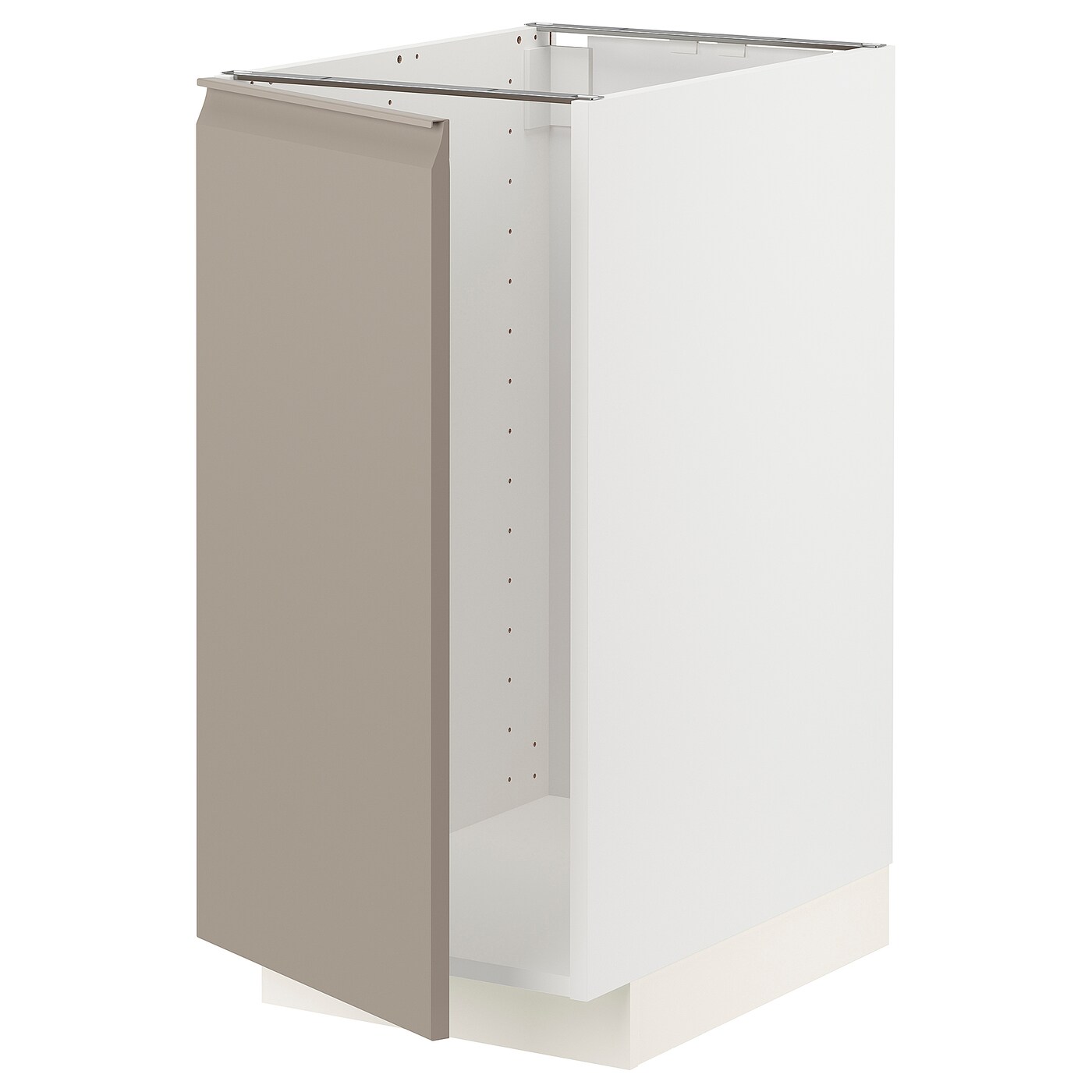 Напольный шкаф - METOD IKEA/ МЕТОД ИКЕА,  40х88 см, белый/бежевый