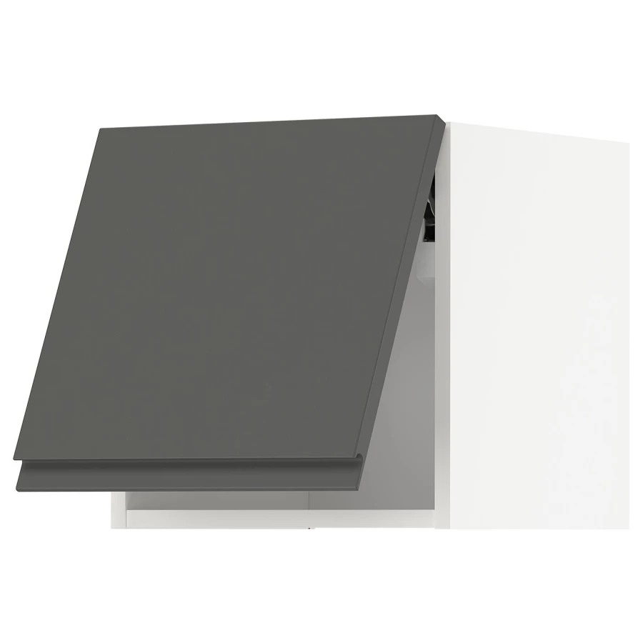 Шкаф навесной - METOD  IKEA/  МЕТОД ИКЕА, 40х40 см, белый/серый (изображение №1)