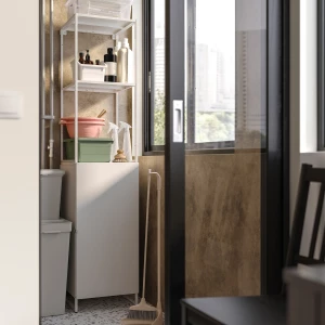 Второе фото. Комплект дверей и стенок для стеллажа - JOSTEIN IKEA/ЙОСТЕЙН ИКЕА, 82х40 см, белый