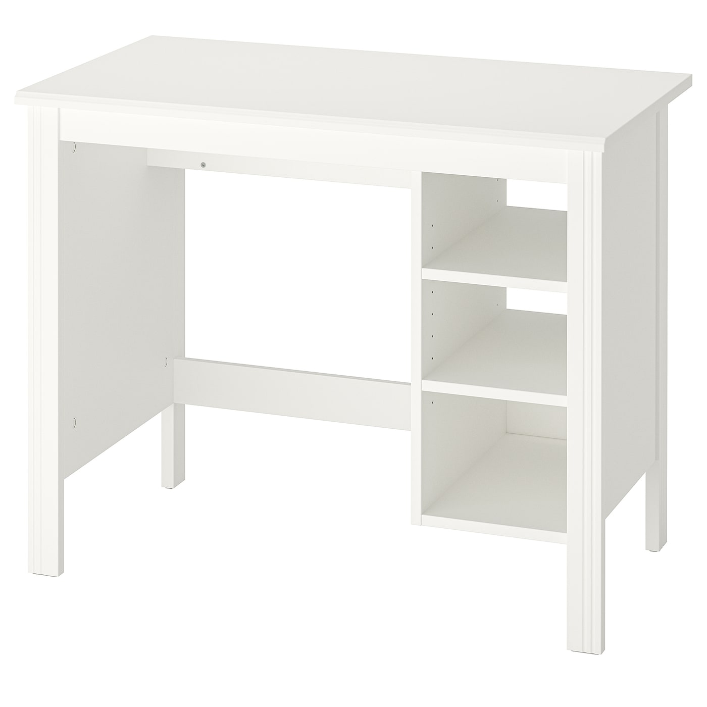 Письменный стол - BRUSALI IKEA/ БРУСАЛИ ИКЕА,  90х73 см, белый